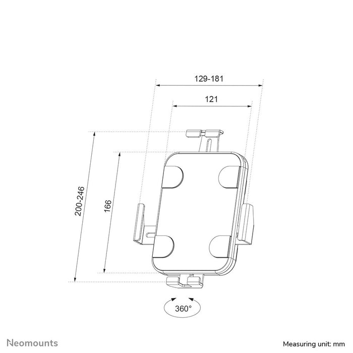 EAN 8717371449698 - Neomounts WL15-625BL1 soporte de seguridad para tabletas Negro 27,9 cm (11") imagen 19