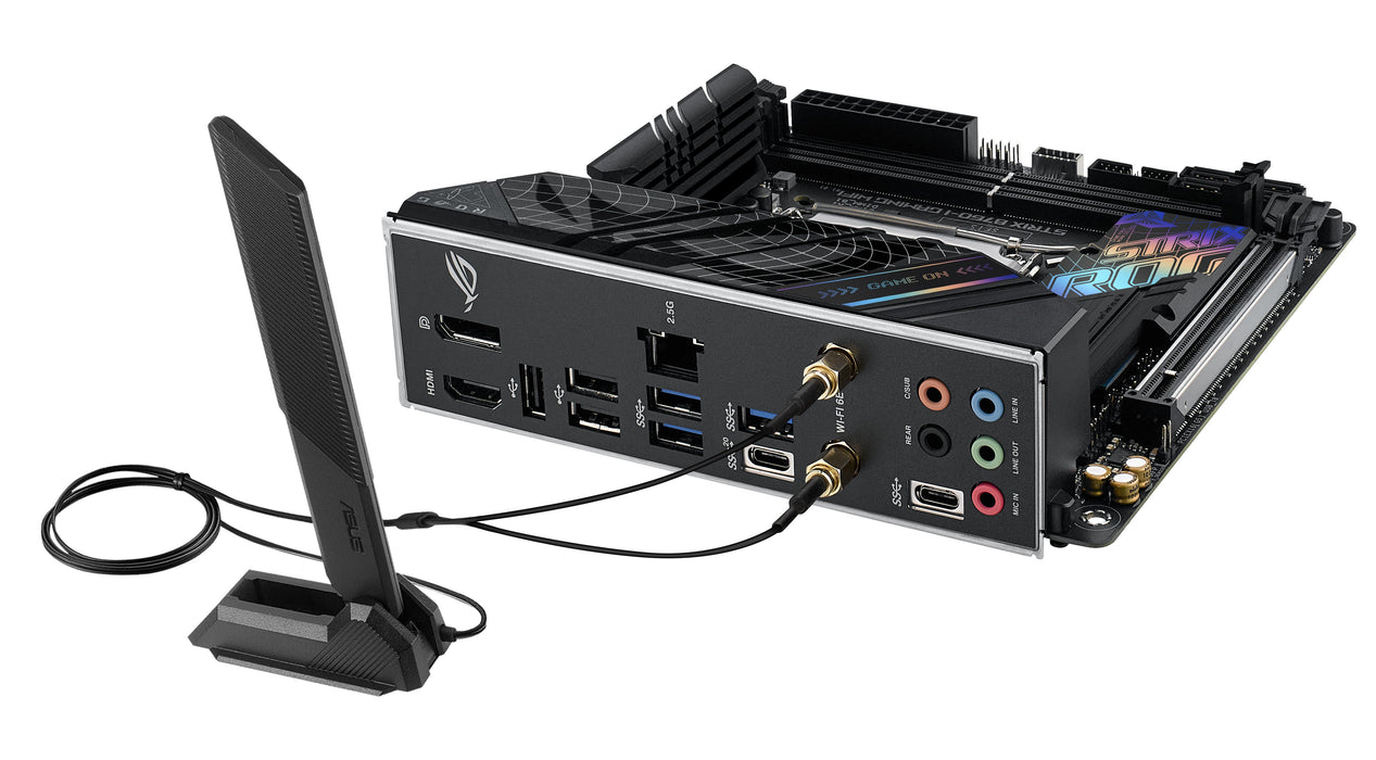 EAN 4711081997658 - ASUS ROG STRIX B760-I GAMING WIFI Intel B760 LGA 1700 mini ITX imagen 12