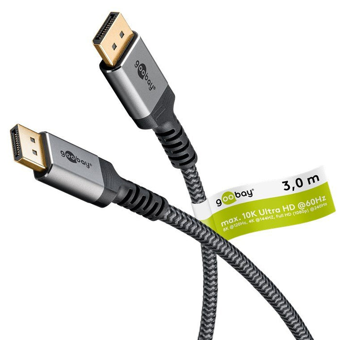 EAN 4040849756863 - Goobay 75686 cable DisplayPort 3 m Negro imagen 1