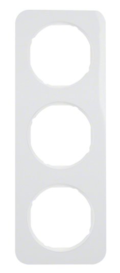 Berker 10132189 Rahmen R.1 Polarweiss, Glänzend