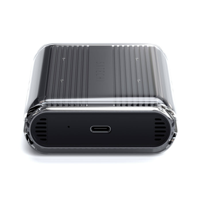 EAN 810086360604 - Satechi USB4 NVMe SSD Pro Caja externa para unidad de estado sólido (SSD) Gris, Transparente imagen 4