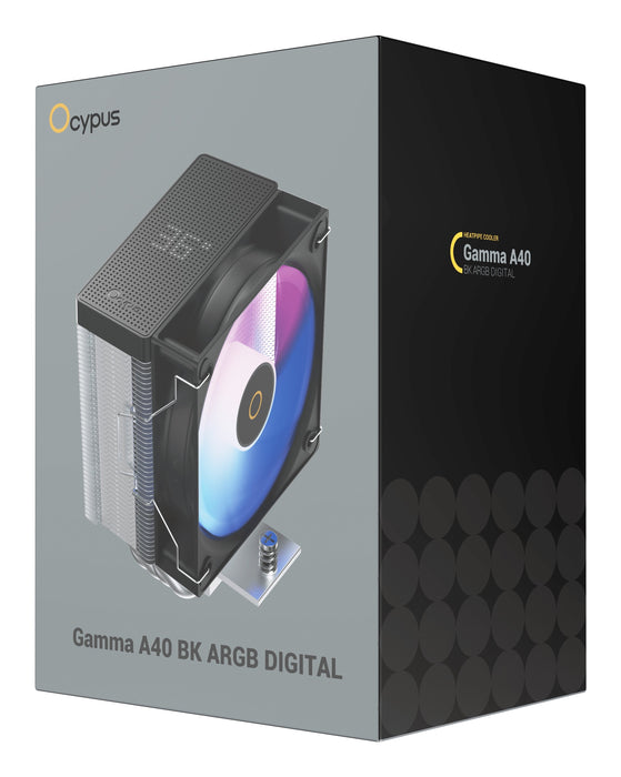Refrigeracion Cpu Ocypus Gamma A40 Argb Digital (Negro, 100 Mm) Gamma-A40-Bk1nawd00x-Gl