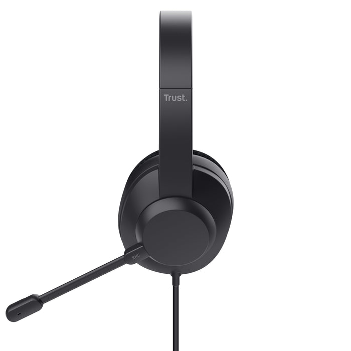EAN 8713439254624 - Trust Ayda Max Auriculares Alámbrico Diadema Llamadas/Música USB Type-C / USB Type-A Negro imagen 6