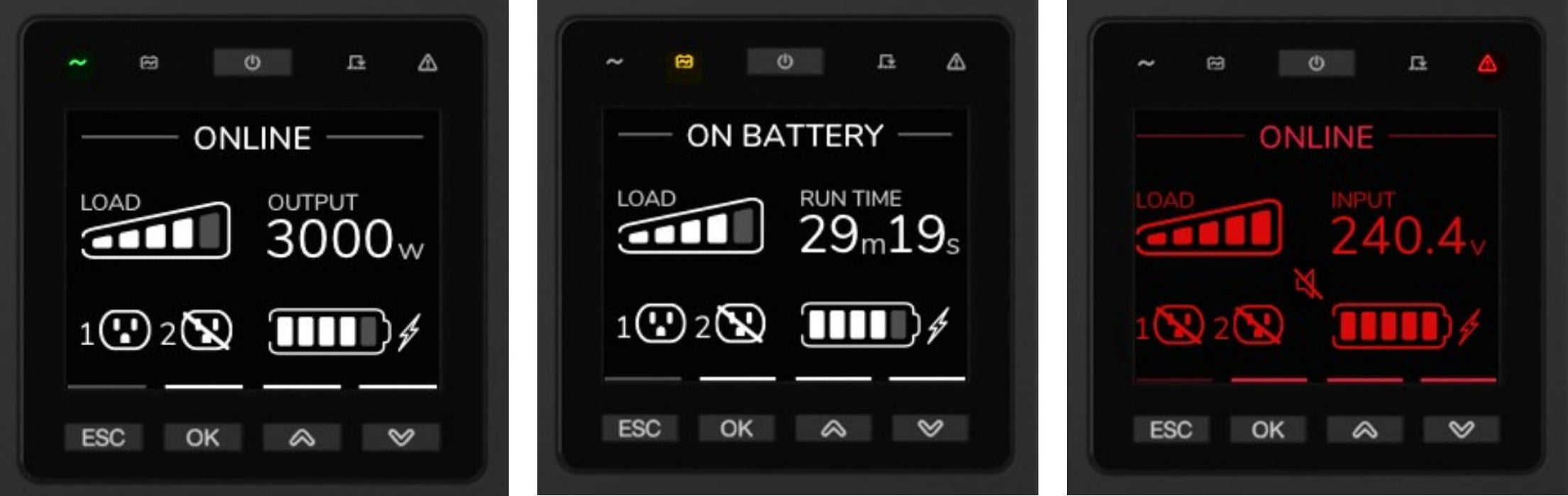 EAN 0731304411826 - APC SRTG6KXLI sistema de alimentación ininterrumpida (UPS) Doble conversión (en línea) 6 kVA 6000 W 3 sal imagen 6