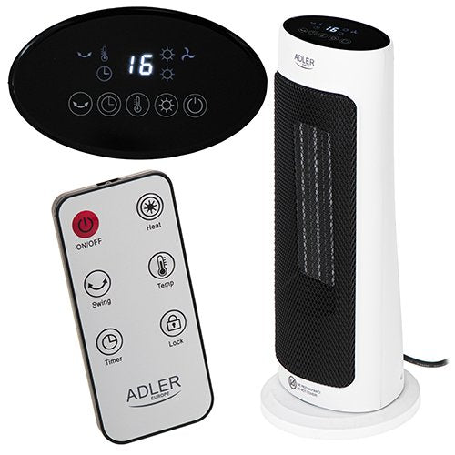 EAN 5903887807340 - Adler AD 7738 calefactor eléctrico Interior Blanco 2000 W Ventilador eléctrico imagen 6