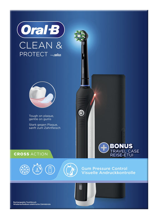 Oral-B Pro 2 Clean & Protect ZahnbRste Schwarz