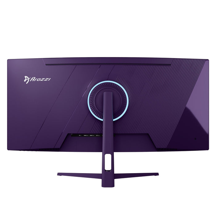 EAN 850054766977 - Arozzi Nova 34″ Curved pantalla para PC 86,4 cm (34") 3440 x 1440 Pixeles 4K Ultra HD LED Púrpura imagen 4