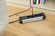 EAN 4007123677375 - Brennenstuhl 1391030400 base múltiple 1,8 m 4 salidas AC Interior Negro, Plata imagen 9