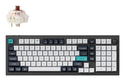 EAN 4895248874898 - Keychron Q5 Max teclado Universal USB + RF Wireless + Bluetooth QWERTZ Alemán Negro, Blanco imagen 1