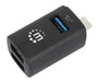 EAN 0766623180993 - Manhattan 180993 hub de interfaz USB 3.2 Gen 1 (3.1 Gen 1) Type-C 5000 Mbit/s Negro imagen 5