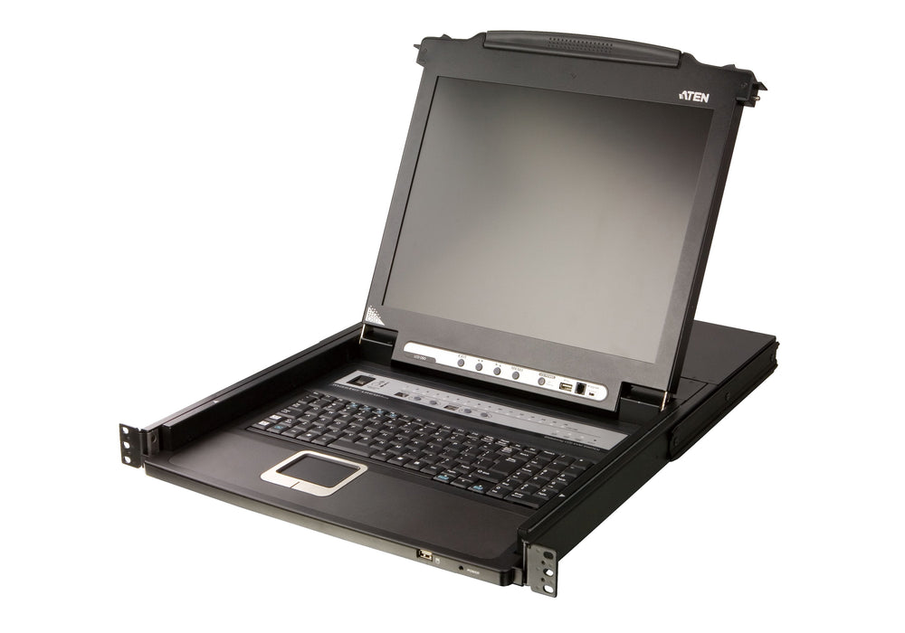 16 Port 17" Lcd Kvmp Switch Usb Port Integrated