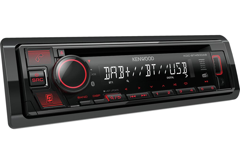 EAN 0019048230768 - Kenwood KDC-BT450DAB receptor multimedia para coche Negro 50 W Bluetooth imagen 2