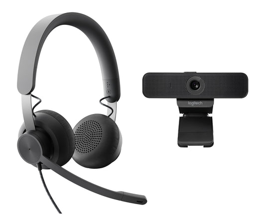 EAN 5099206091603 - Logitech 991-000338 auricular y casco Sistema de vídeoconferencia personal Alámbrico Grafito imagen 1