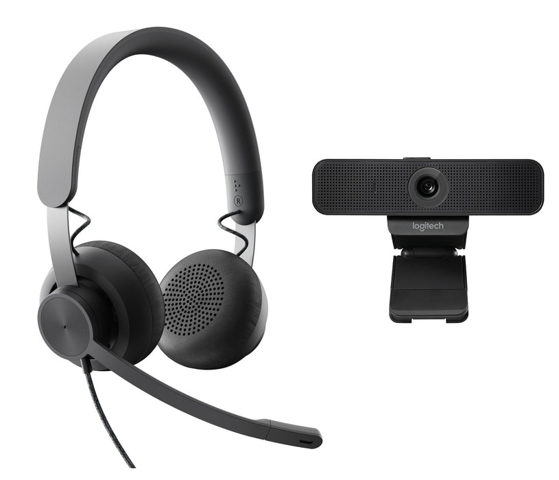 EAN 5099206091603 - Logitech 991-000338 auricular y casco Sistema de vídeoconferencia personal Alámbrico Grafito imagen 1