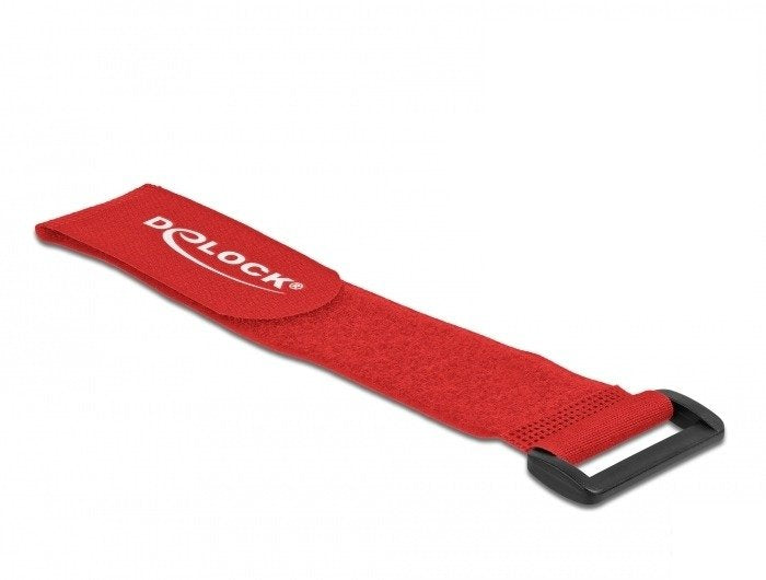 Delock 19535 Presilla Bridas Adherentes Para Cables Rojo 3 Pieza(S)