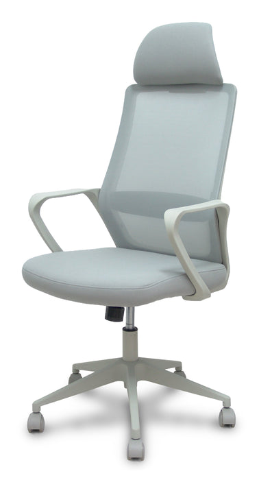 Piqueras Y Crespo Forol Silla Pro534 Gris Respaldo Malla Gris Asiento Tela Gris Base Piramidal Gris Ruedas Nailon