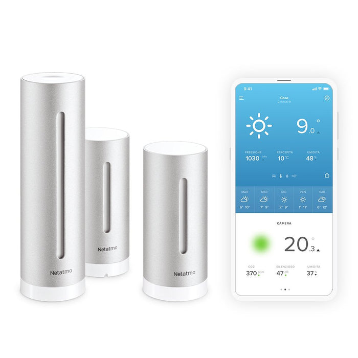 Netatmo Zestaw Stacja Pogodowa + Modul