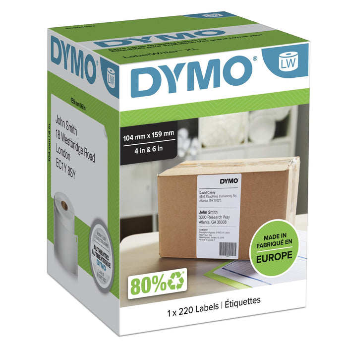 EAN 3501170904985 - DYMO LW - Extra Large Shipping Labels - 104 x 159 mm - S0904980 Etiqueta para impresora autoadhesiva imagen 2