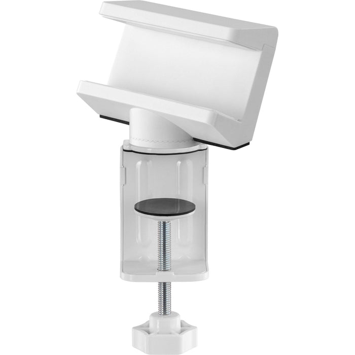 Abrazadera De Mesa Inline Para Regleta De Enchufes, Giratoria, Abrazadera De Tornillo, Blanca