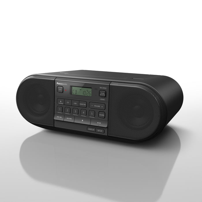 EAN 5025232915262 - Panasonic RX-D552 Digital 20 W DAB, DAB+, FM Negro Reproducción MP3 imagen 5