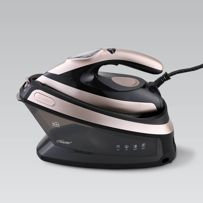 EAN 4820096550830 - Maestro MR-320C estación plancha al vapor 2400 W 1,5 L Suela de cerámica Negro, Oro rosado imagen 3