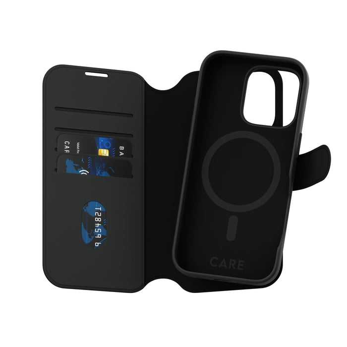 EAN 5715685003929 - PanzerGlass CARE™ by ® Tango 2-in-1 Wallet Case w. MagSafe iPhone 16 Pro funda para teléfono móvil Negro imagen 1