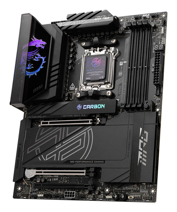 EAN 4711377253536 - MSI MPG X870E CARBON WIFI placa base AMD X870E Zócalo AM5 ATX imagen 3