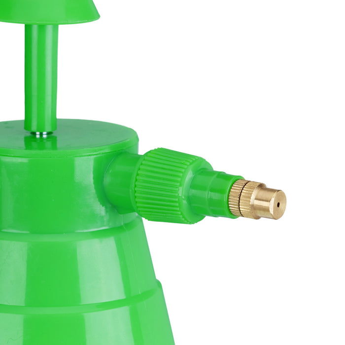 Relaxdays Pumpsprühflasche, 2 L Blanco, Verde