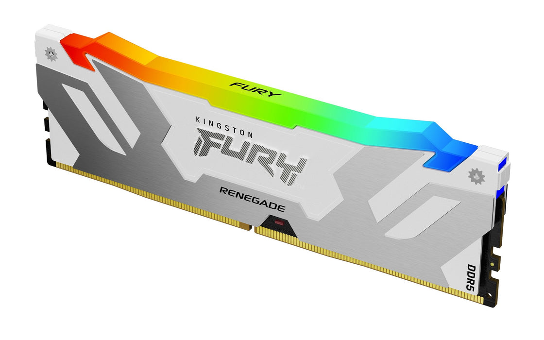 Kingston Fury Dimm 32 Gb Ddr5-6400, Blanca, Renegade Rgb Xmp, Intel Xmp Kf564c32rwa-32