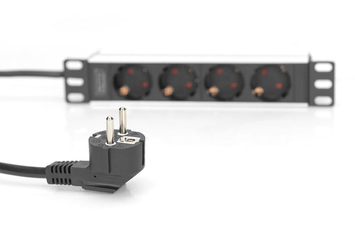 EAN 4016032474777 - Digitus DN-95418 unidad de distribución de energía (PDU) 4 salidas AC 0U/1U Negro imagen 2