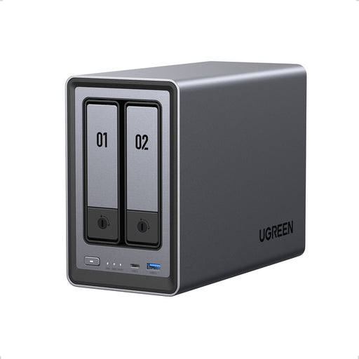 EAN 6941876223695 - Ugreen NASync DXP2800 NAS System 2-Bay Compacto Intel® N N100 8 GB DDR5 0 TB UGOS Pro Negro imagen 2