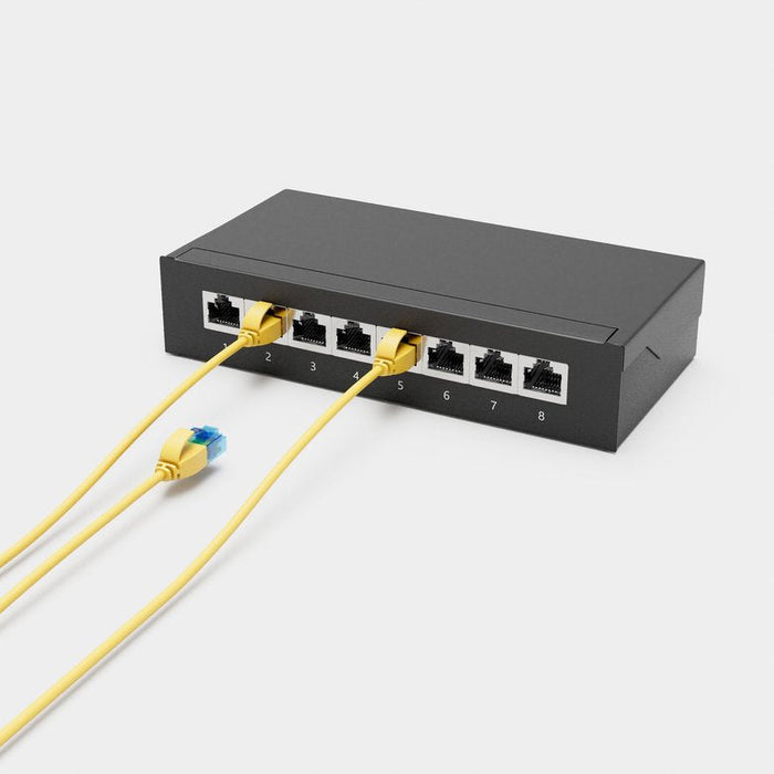 Shiverpeaks Cable De Red Cable De Red Cat.6 U/Utp Slim Amarillo 5m