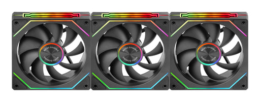 EAN 8435693111320 - Mars Gaming MF-LINKFINITYKIT2 Carcasa del ordenador Ventilador 12 cm Negro 3 pieza(s) imagen 1