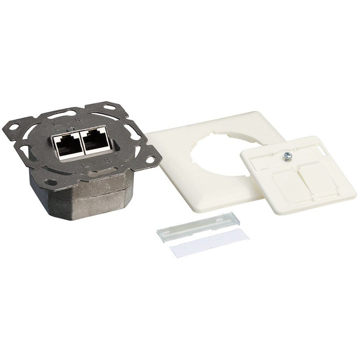 EAN 4052792064575 - LogiLink NP0006A toma de corriente 2 x RJ-45 Blanco imagen 7