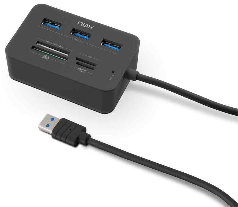 EAN 8436587972492 - NOX Lite Reader One Alámbrico USB 3.2 Gen 1 (3.1 Gen 1) Type-A Negro imagen 1