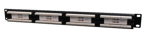 EAN 8716309079563 - Cablexpert Panel de Cat.6 24puertos con pasahilos trasero imagen 2
