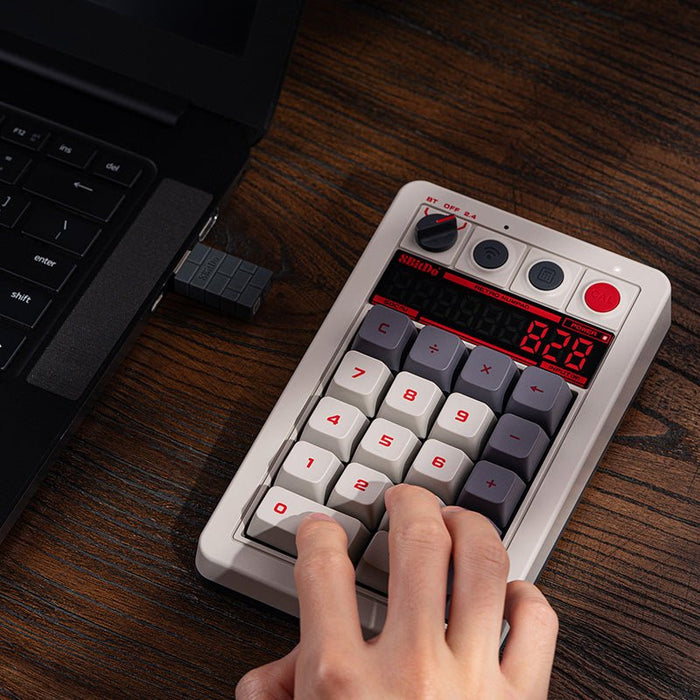 EAN 6922621505686 - 8Bitdo Retro 18 Mechanical Numpad – N Edition teclado numérico PC Bluetooth/USB/RF Wireless Gris imagen 2