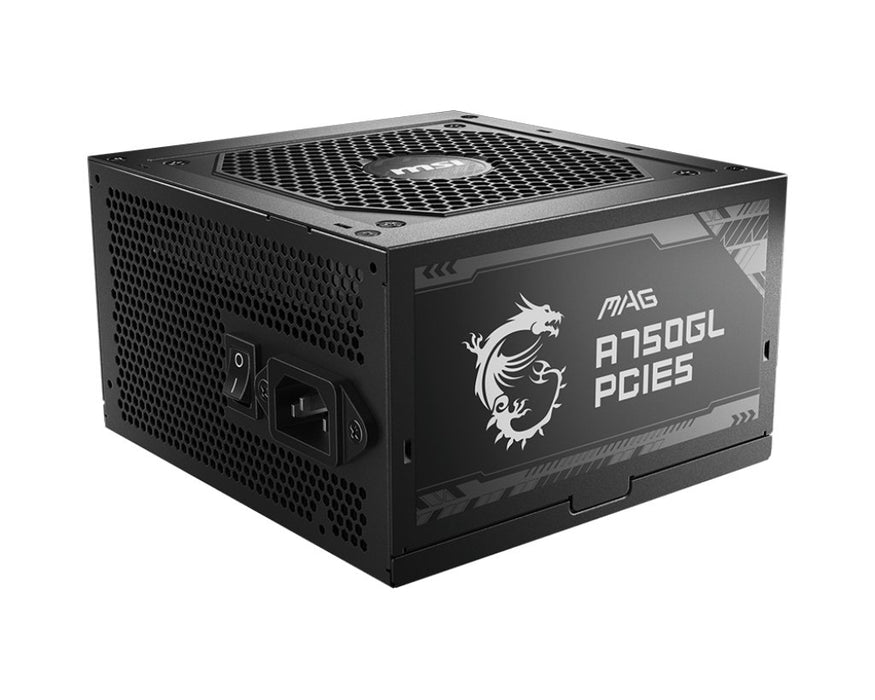 EAN 4711377087261 - MSI MAG A750GL PCIE5 unidad de fuente de alimentación 750 W 20+4 pin ATX ATX Negro imagen 1