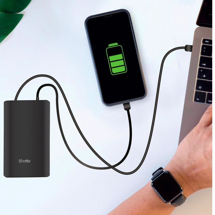 EAN 8021735760658 - Celly PBPD45W15000BK batería externa 15000 mAh Negro imagen 3