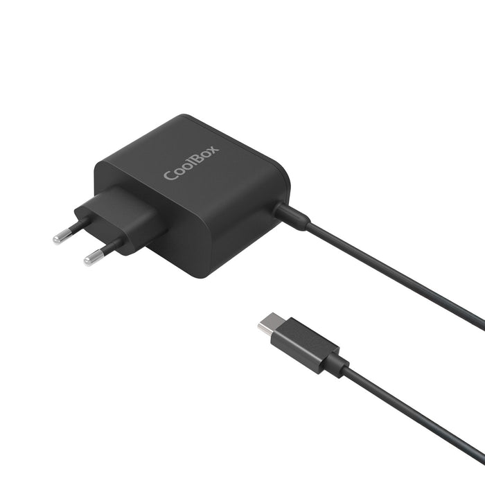 EAN 8436624420016 - CoolBox COO-NB65-UC2 cargador de dispositivo móvil Portátil, Smartphone, Tableta Negro Corriente alterna  imagen 1