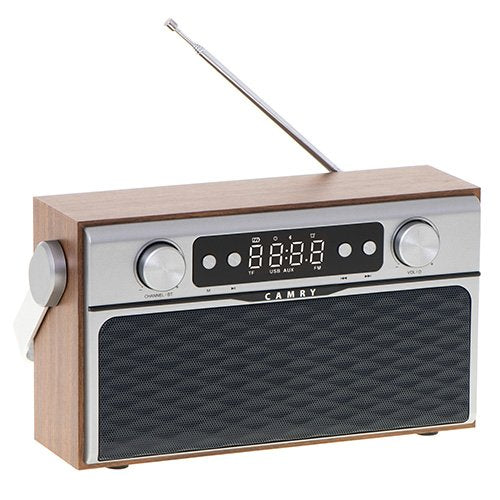 EAN 5902934839143 - Camry Premium Radio CR 1183 Portátil Digital Aluminio, Negro, Madera imagen 3