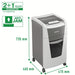 EAN 4002432124121 - Leitz 80150000 triturador de papel Corte cruzado 55 dB 22 cm Gris, Blanco imagen 15