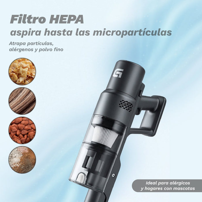 EAN 8426156018782 - Grunkel ASM-ULTRASLIM22 aspiradora de pie y escoba eléctrica Aspiradora escoba 2 en 1 Batería Secar HEPA  imagen 7