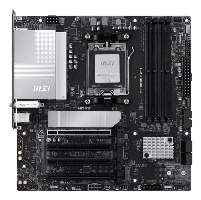 EAN 4711377350181 - MSI PRO B850M-P WIFI placa base AMD B850 Zócalo AM5 micro ATX imagen 2