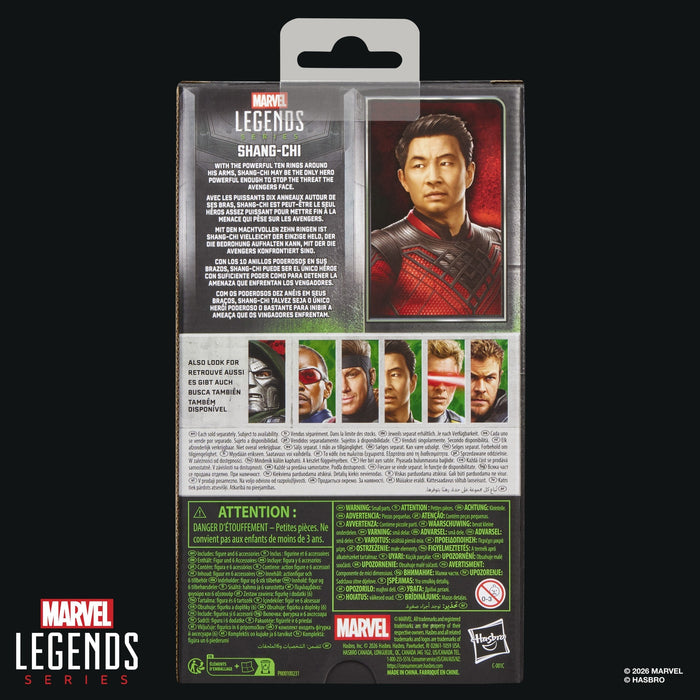 Figura Hasbro Marvel Legends Series Avengers Doomsday Shang Chi