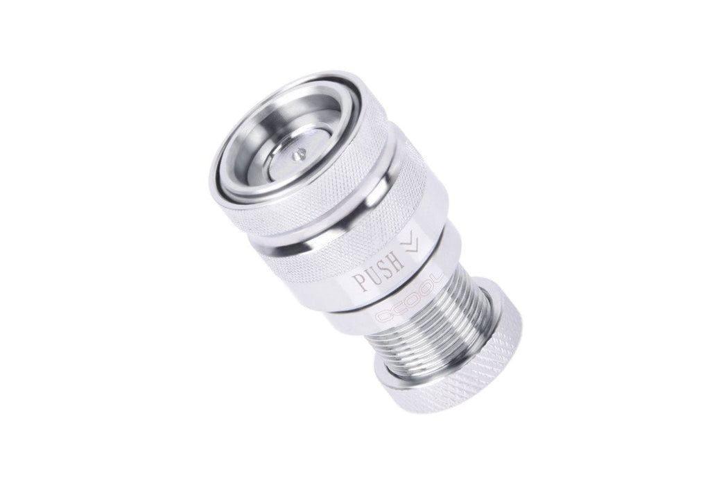 Raccord Autobloquant Alphacool Eiszapfen Quick Coupling Hembra G1/4 (Plateado)