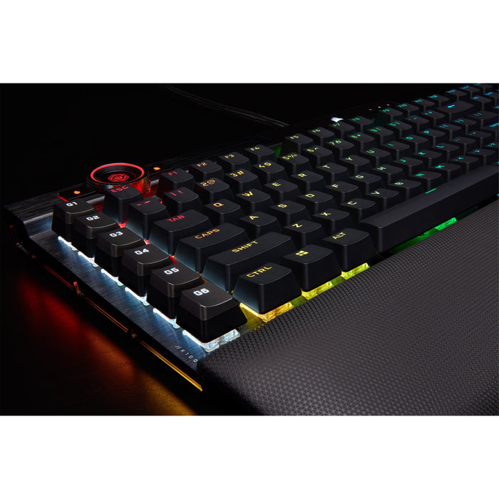 EAN 0840006624042 - Corsair K100 RGB Optical-Mechanical Gaming teclado Juego USB QWERTZ Alemán Negro imagen 31
