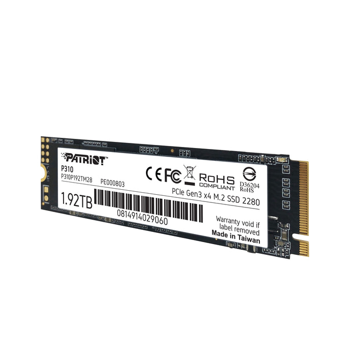 EAN 814914029060 - Patriot Memory P310 1,92 TB M.2 PCI Express 3.0 NVMe imagen 5