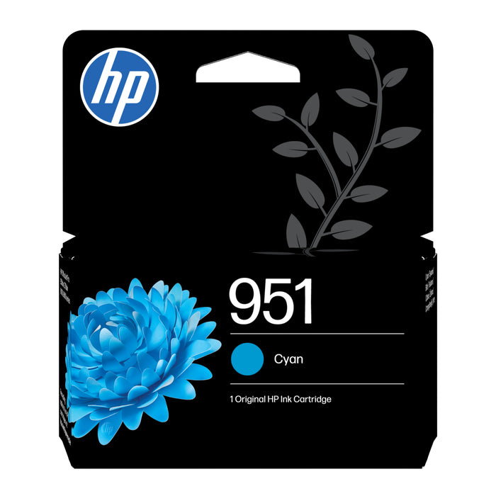 EAN 0199764139849 - HP 951 Cyan Original Ink Cartridge cartucho de tinta 1 pieza(s) Rendimiento estándar imagen 1