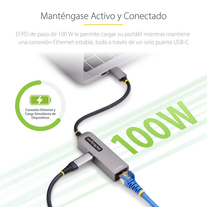 EAN 0065030904759 - StarTech.com 1GPD3-USB-C-ETHERNET adaptador y tarjeta de red 5000 Mbit/s imagen 10